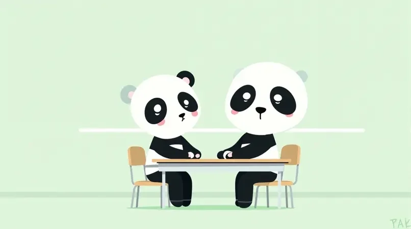 你好，熊猫同桌 精品视频高清封面